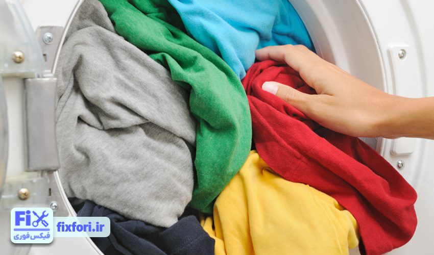 پر کردن بیش از حد ماشین لباسشویی