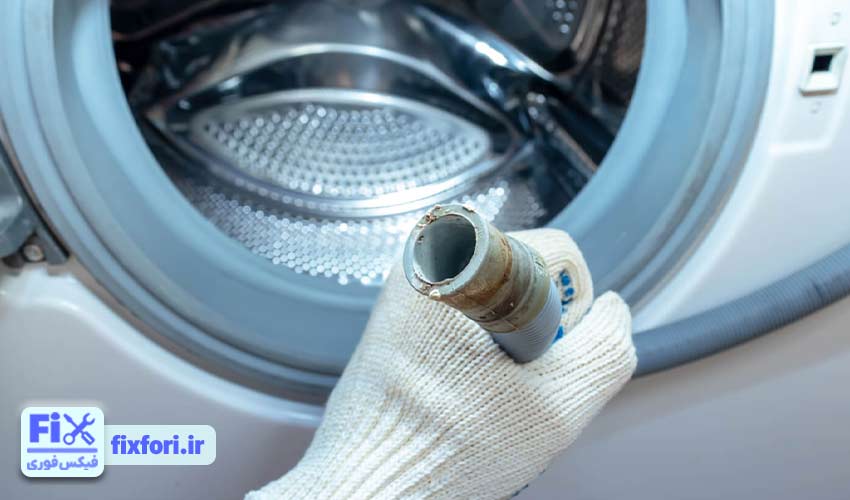 نحوه تعمیرات مشکل تخلیه نشدن آب لباسشویی ایندزیت