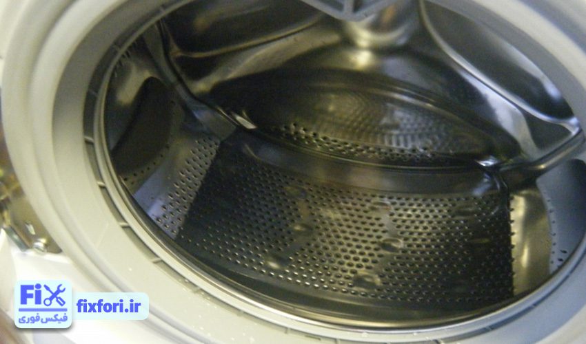 آب لباسشویی تخلیه نمیشود