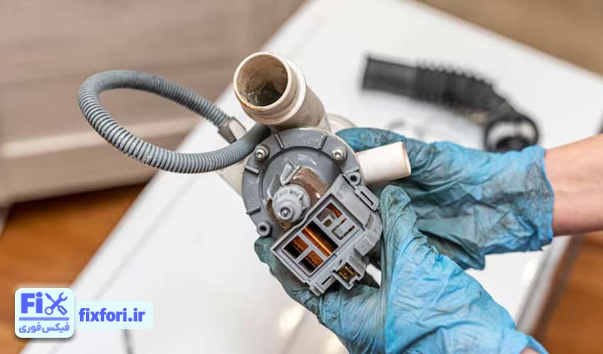 چگونه متوجه شوم که پمپ آب لباسشویی کندی خراب شده است؟