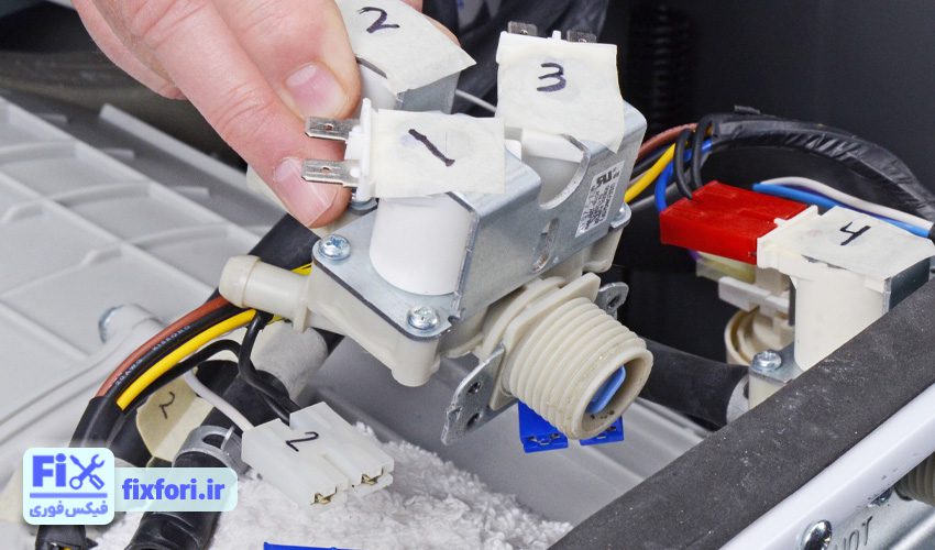 شیر برقی خراب شده لباسشویی