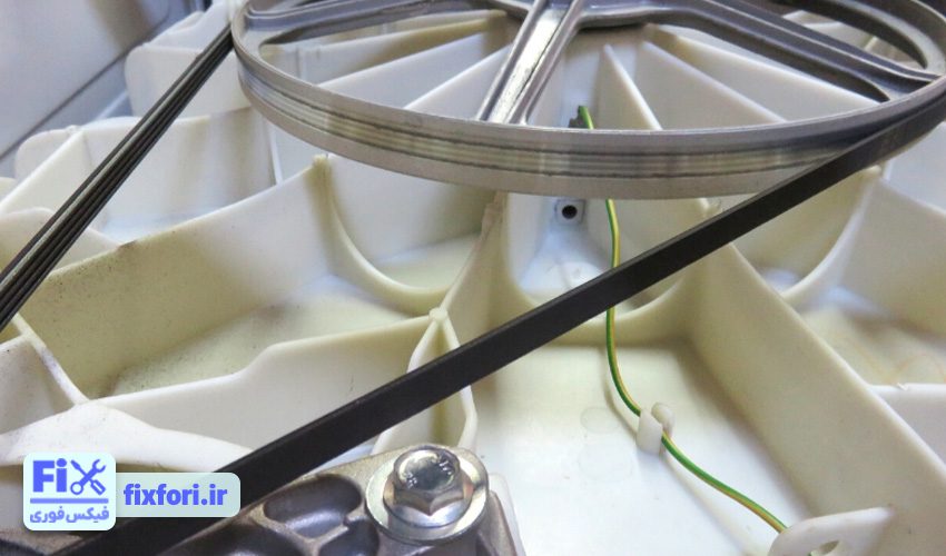 خرابی دیگ و لوازم جانبی آن علت نچرخیدن لباسشویی پاکشوما