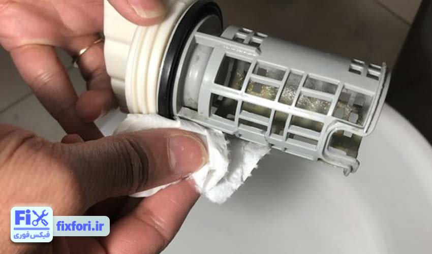 آلودگی فیلتر لباسشویی سامسونگ