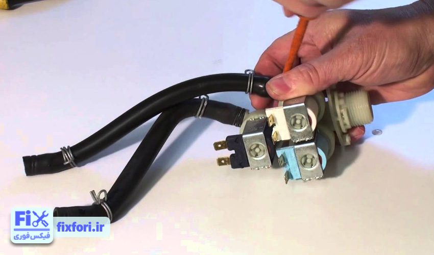 ایراد در شیر برقی علت ارور e04 لباسشویی زیرووات
