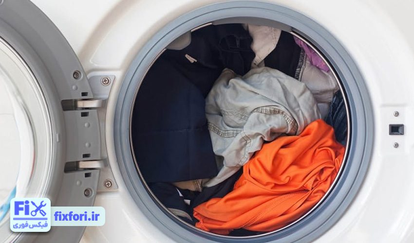 متعادل نبودن بار درون ماشین علت لرزش ماشین لباسشویی اسنوا