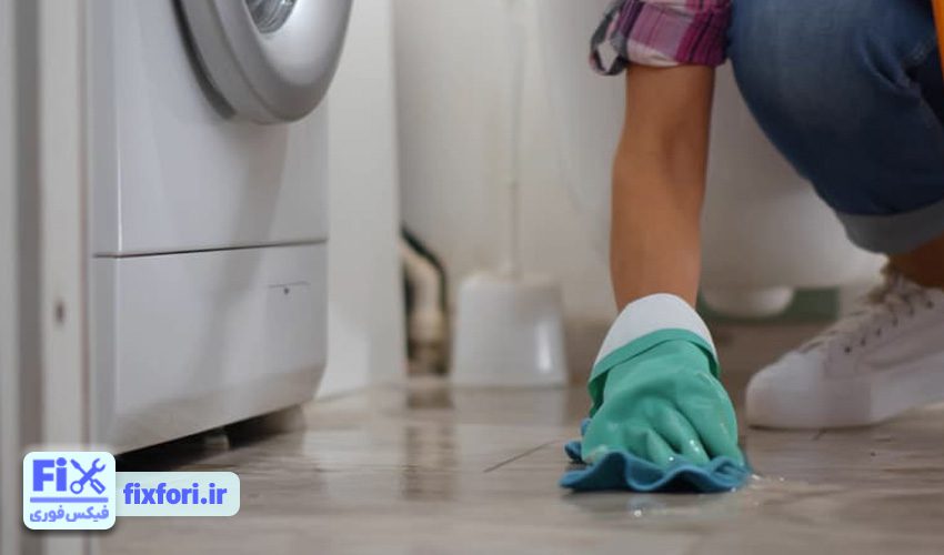 تعمیر مشکل نشتی آب در ماشین لباسشویی ارج