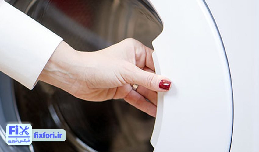 باز نشدن درب ماشین لباسشویی هیتاچی