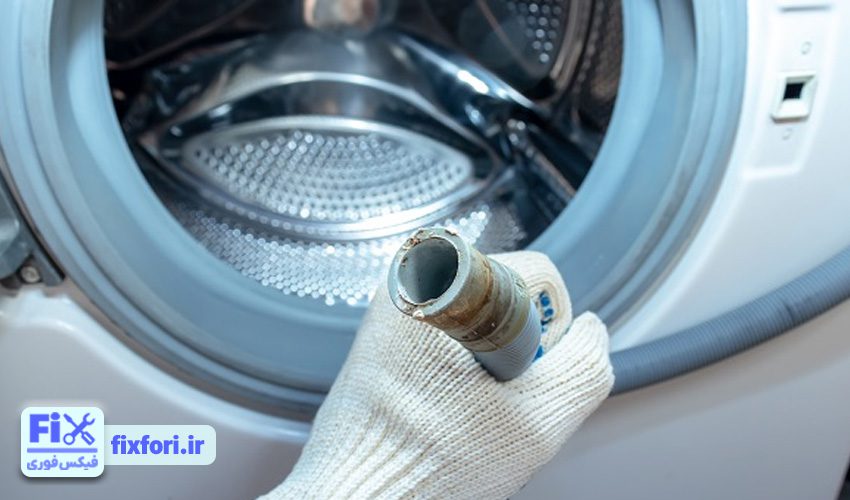 ماشین لباسشویی تکنوگاز آب را تخلیه نمی‌کند