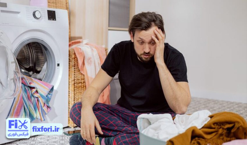 عیب‌یابی ۶ مشکل متداول ماشین لباسشویی پاناسونیک + راه‌حل