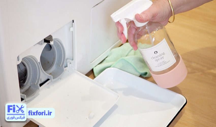 استفاده از مواد شیمیایی فیلتر لباسشویی