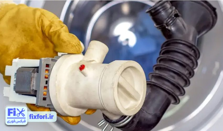 بررسی برد و پمپ تخلیه