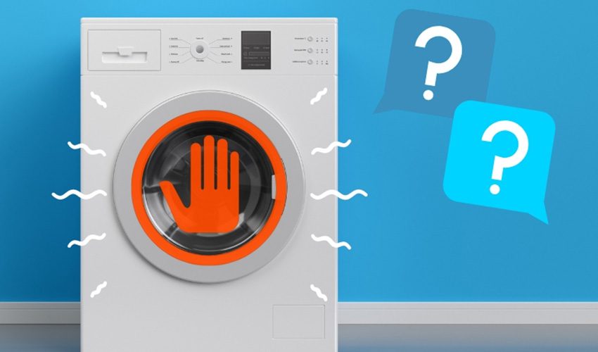 علت لرزش ماشین لباسشویی حایر