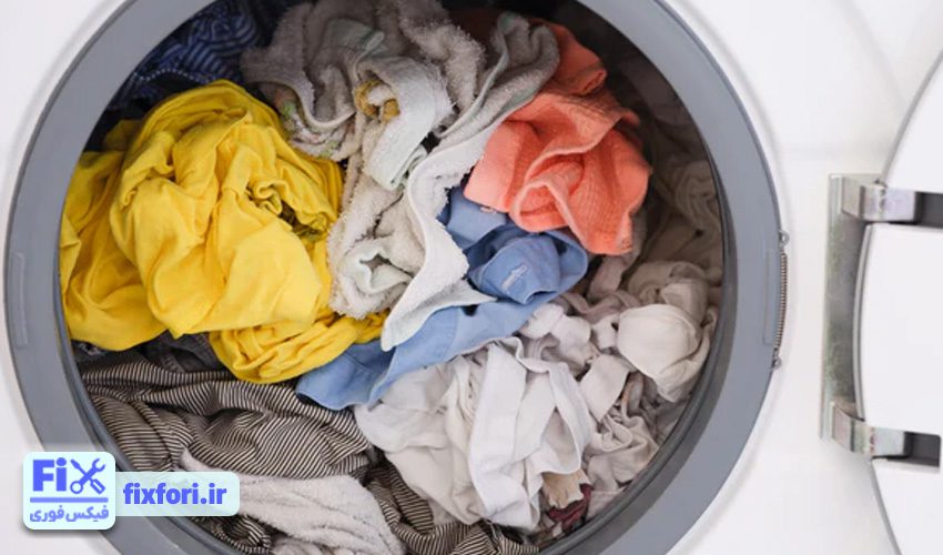 ریختن بیش از حد مجاز بار در لباسشویی