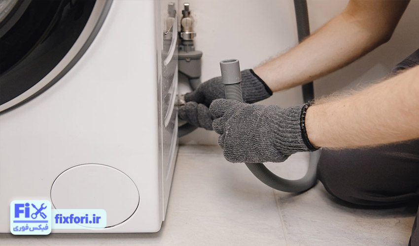 عدم تخلیه آب دستگاه