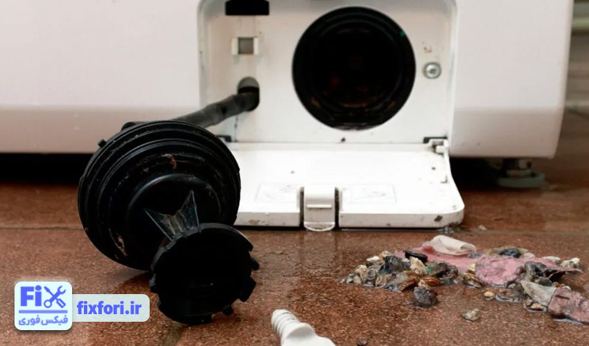 تخلیه نشدن آب