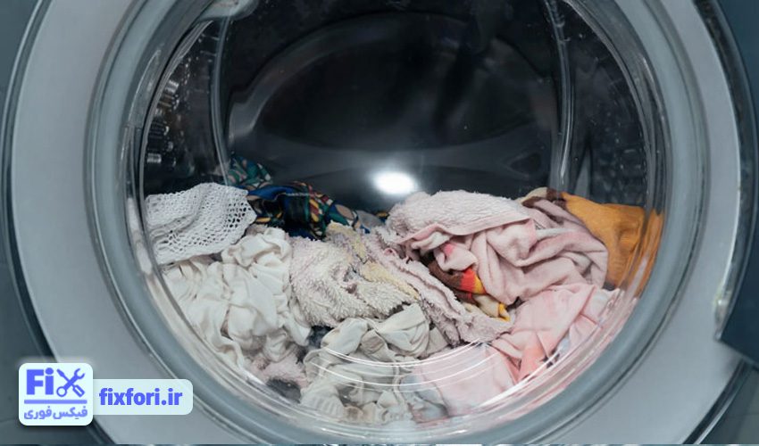 توقف دیگ در حین چرخش لباسشویی