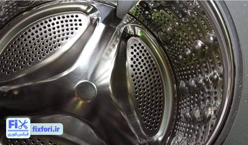 دیگ لباسشویی نمی‌چرخد