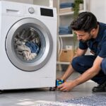 علت لرزش ماشین لباسشویی مجیک